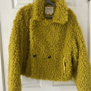 Anthropologie Faux Fur Jacket